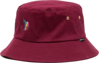 Zebra-motif bucket hat