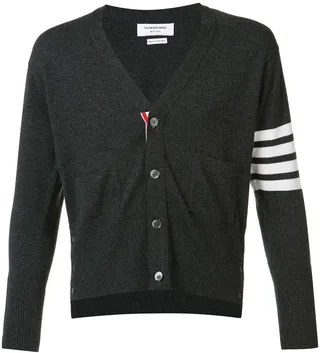 4-Bar Short Cashmere Cardigan