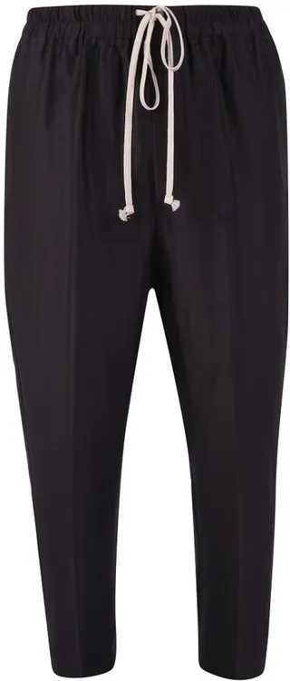 Rick Owens Drawstring Cropped Trousers