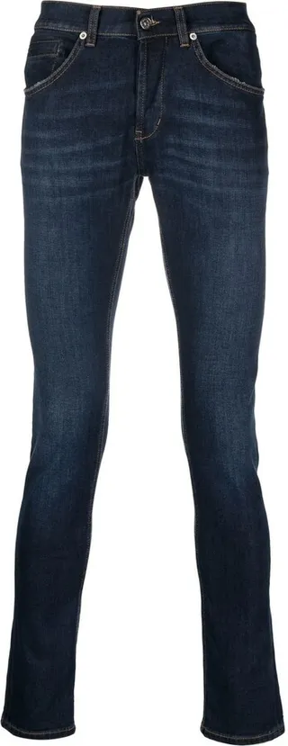 Logo-Print Skinny Jeans