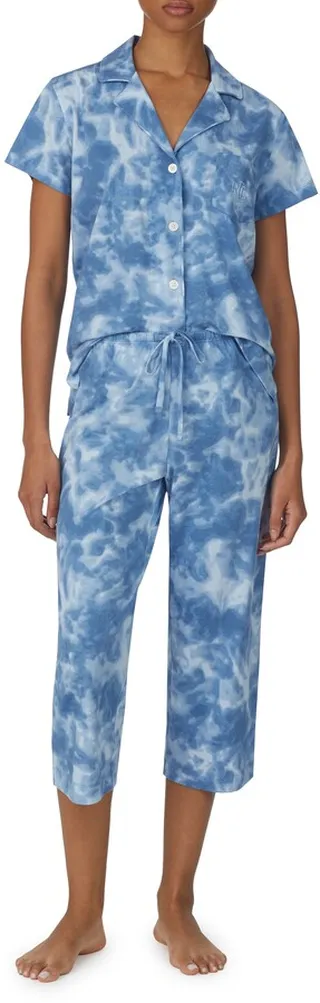 Print Crop Pajamas