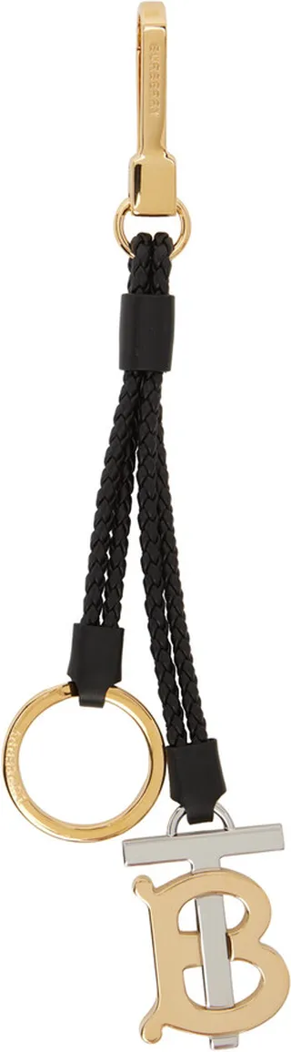 Burberry Black Monogram Keychain