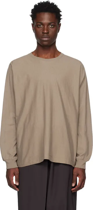Homme Plissé Issey Miyake Brown Release-T 1 Long Sleeve T-Shirt