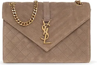 Saint Laurent Medium Envelope Quilted Shoulder Bag