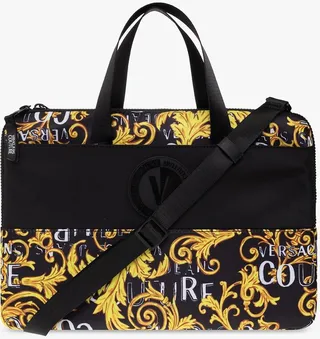 Briefcase With 'logo Couture' Print