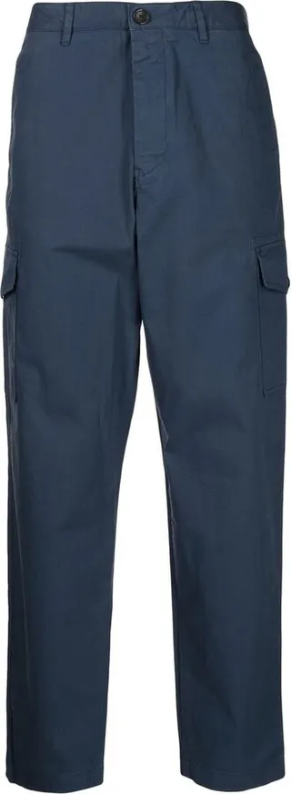 Loose-Fit Straight-Leg Trousers
