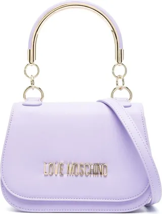 Small Logo-Lettering Shoulder Bag