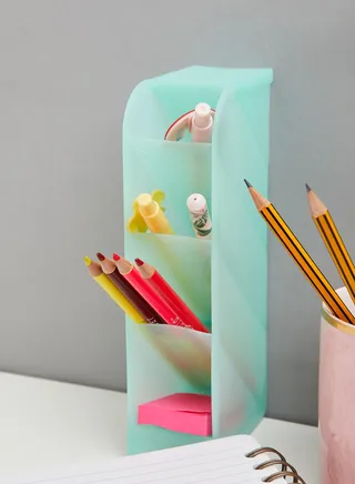 Green Stationery Storage Holder