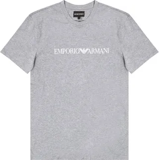 Emporio Armani Logo Printed Crewneck T-Shirt