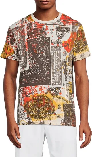 Print Crewneck tee