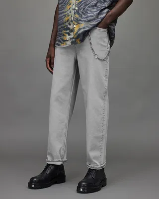 Reeves Loose Fit Jeans - Light Grey