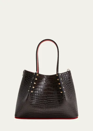 Cabarock Mini Croc-Embossed Tote Bag