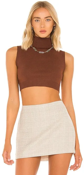 Skylar Crop Turtleneck