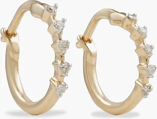 14-Karat Gold Diamond Earrings