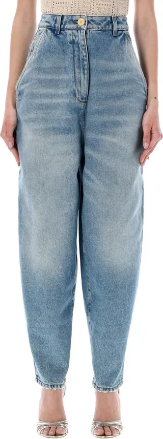 Faded Baggy Denim Jeans