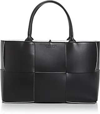 Bottega Veneta Medium Arco Woven Leather Tote
