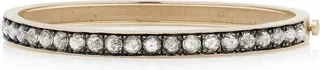 Women's Small 18K White Gold Diamond Bangle