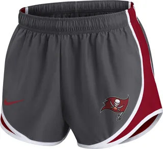 Nike Women's Dri-FIT Logo Tempo (NFL Tampa Bay Buccaneers) Shorts in Grey