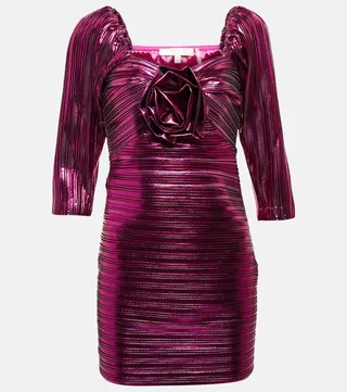 Thompson lame minidress