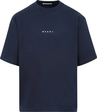 Marni Logo Printed Crewneck T-Shirt