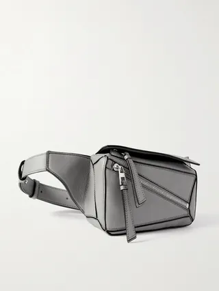 Puzzle Mini Leather Belt Bag