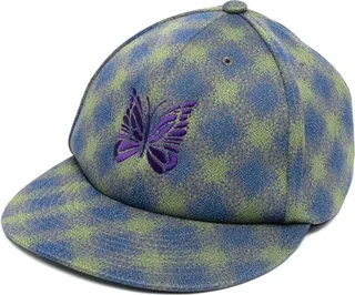 Check-Print Baseball Cap
