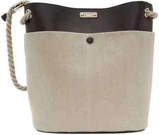 Chloé Beige & Brown Medium Key Shoulder Bag
