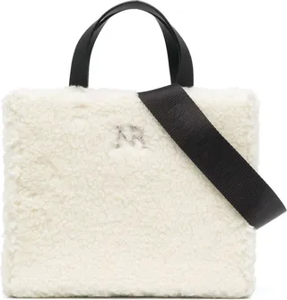 Logo-Plaque Detail Tote Bag