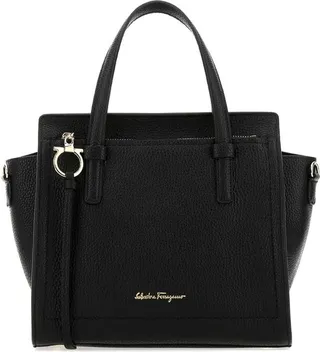 Salvatore Ferragamo Logo Charm Tote Bag