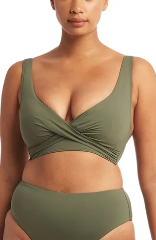 Cross Front Multifit Bikini Top