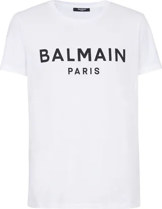 BALMAIN- Cotton T-shirt