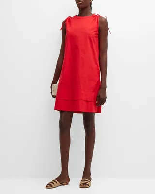 Arbiter Sleeveless Mini Shift Dress
