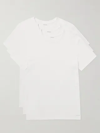 Three-Pack Cotton-Jersey T-Shirts