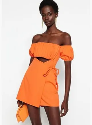Woven Cut-out Jumpsuit