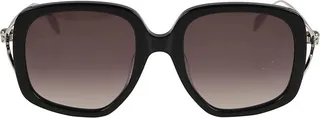 Alexander McQueen Eyewear Oversized Square Frame Sunglasses