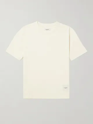 Logo-Appliquéd Cotton-Jersey T-Shirt