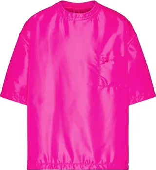 Pink Roman Stud Panelled T-Shirt