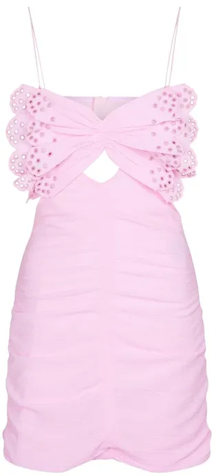 Likyna cotton and silk minidress