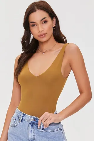 Plunging Tank Bodysuit