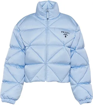 Quilted Cropped Down Jacket