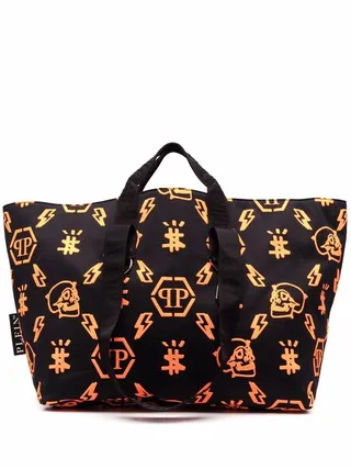 Monogram Pattern Tote Bag