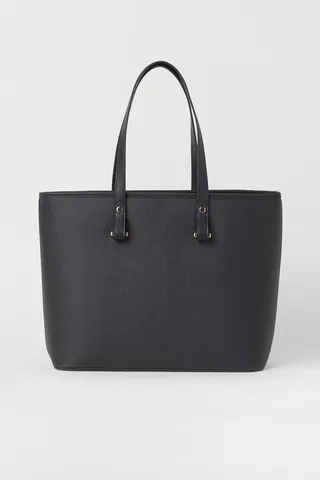 Faux Leather Shopper