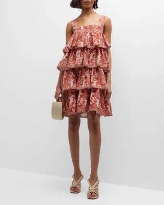 Liza Tiered Mini Dress