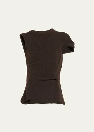 Charlise Cashmere Asymmetric Top