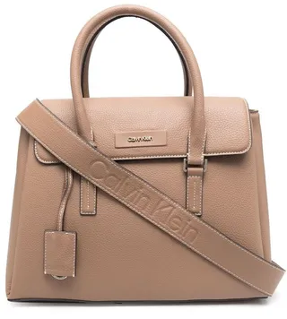 Dressed foldover tote bag