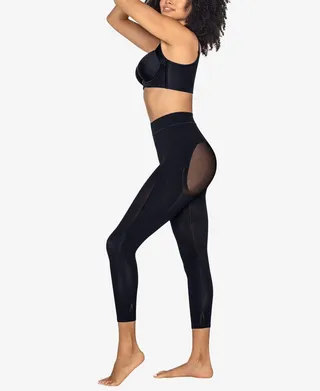 Leonisa Women's Invisible High-Waisted Capri Shaper