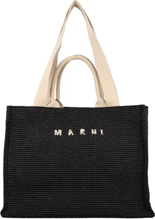 Raffia Large Tote Bag