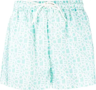 Logo-Print Drawstring Shorts