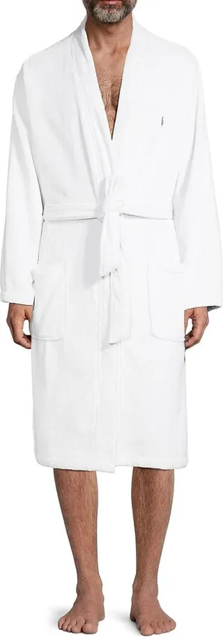 Pony Logo Velour Robe