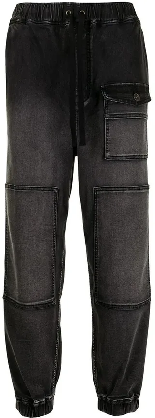 Mid-Rise Tapered Jeans